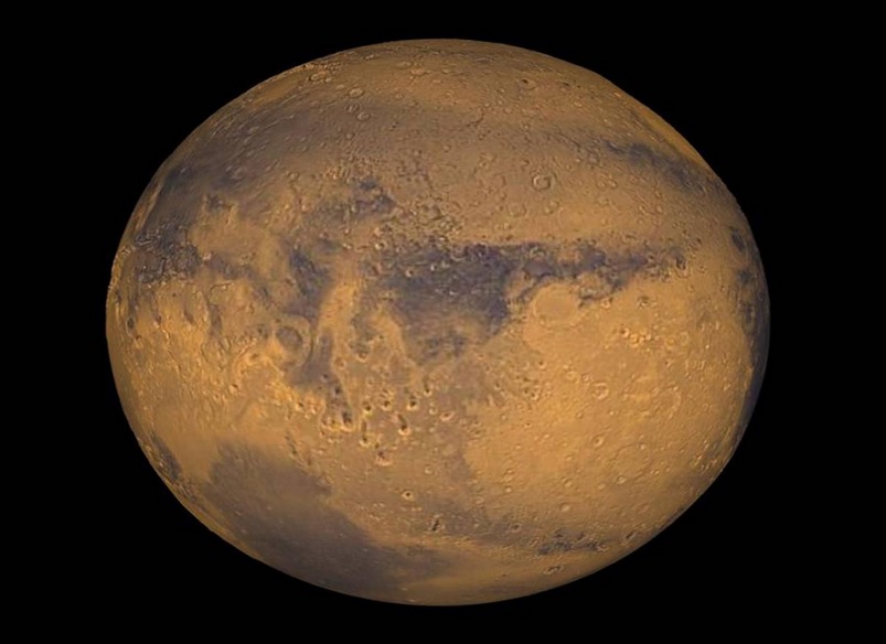 Warna-warni di Mars persis dengan warna-warna di bumi yang menunjukkan Terra Meridiani. (Foto Incependent)
