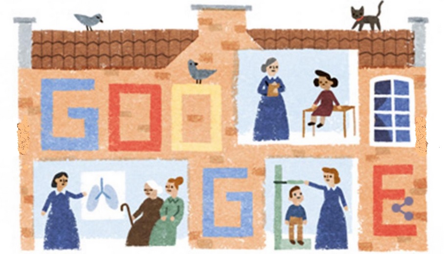 Doodles Google - Elizabeth Garrett Anderson birthday