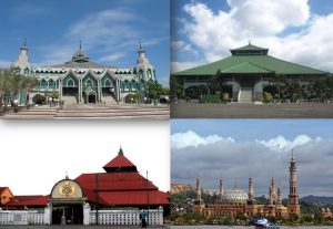Ilustrasi 4 Masjid Makmur di Indoneisa / Ilustrasi SelArt / Nusantaranews