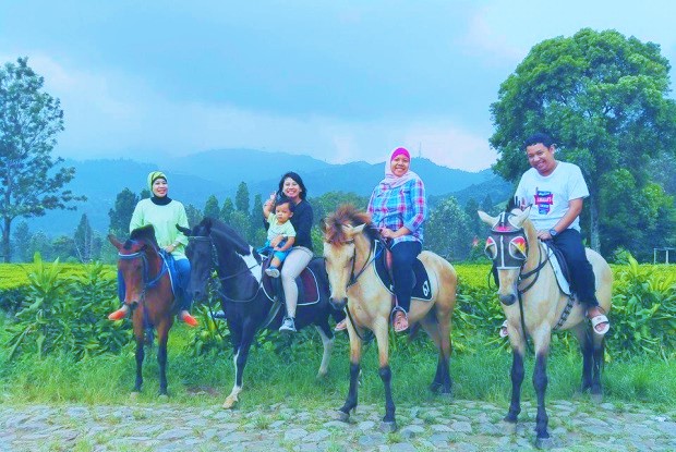 Ilustrasi Berkuda - Wisata Keluarga di Agrowisata Gunung Mas, Puncak/Nunsataranews/Foto: ubermoom