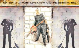 Ilustrasi Politik Kotor, Puisi akan membersihkannya/SelArt /Nusantaranews 