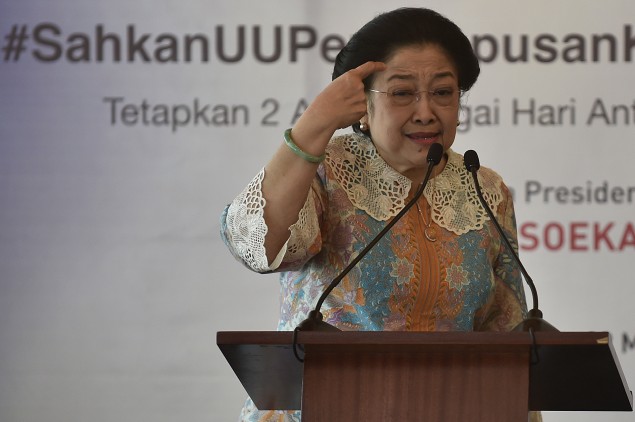 Megawati Soekarnoputri/Antara Foto/Puspa Perwitasari