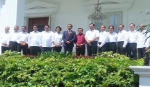 Formasi baru kabinet kerja hasil reshuffle jilid II/Foto via SN