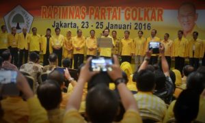 Penutupan Rapimnas Partai Golkar 25 Januari 2016 / Foto Nusantaranews via antara
