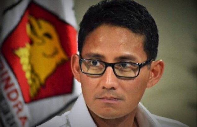 Kandidat bakal calon gubernur DKI dari Partai Gerindra Sandiaga Uno/Foto via beritatelisik