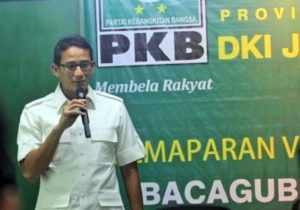 Sandiaga S Uno didukung PKB/Foto nusantaranews via tribunnews