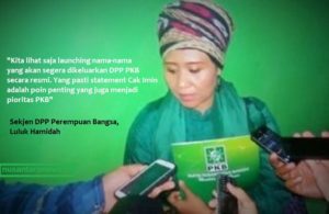 Sekjen DPP Perempuan Bangsa, Luluk Hamidah/Ilustrasi foto nusantaranews