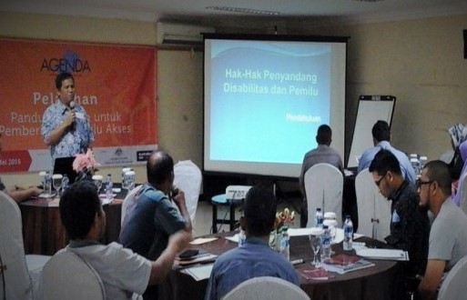 pelatihan panduan media untuk pemberitaan pemilu akses di Jakarta/Foto istimewa