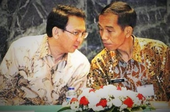 Presiden Joko Widodo dan Gubernur DKI Basuki Tjahaja Purnama/Foto nusantaranews via rmoljakarta