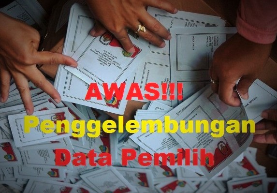 Awas Penggelembungan Data Pemilih/Ilustrasi Nusantaranews
