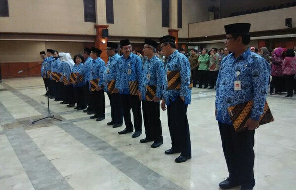 Pelantikan Dirjen Perkebunan Kementan di Auditorium, Kementan, Jakarta, Selasa (20/9)/Foto Andika/Nusantaranews