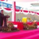 Sekjen Kemhan Laksdya TNI Widodo Sambutan saat Peluncuran Kapal PKR-105 Pesanan Kemhan Demi Perkuat Armada Perang TNI AL/Foto: Dok. Kemhan