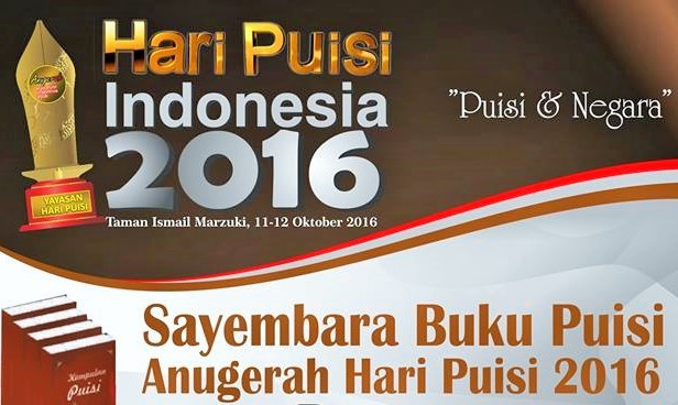 Ilustrasi Hari Puisi Indonesia 2016/Istimewa