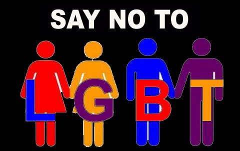 Say No LGBT. Ilustrasi/Istimwa