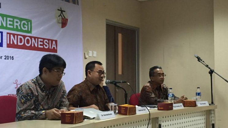 Mantan Menteri Energi dan Sumber Daya Mineral (ESDM) Sudirman Said dalam Forum Diskusi Ketahanan Energi untuk Masa Depan di Kampus MM UGM Jakarta/ Foto Andika