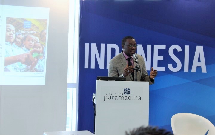 Practice Manager Bank Dunia untuk Makro Ekonomi dan Manajemen Fiskal di kawasan Asia Tenggara dan Pasifik untuk Indonesia Ndiame Diop/Foto Andika / Nusantaranews