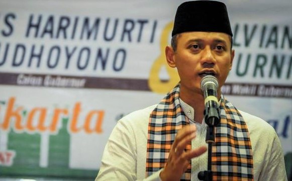 Agus Harimurti Yudhoyono menyampaikan pidato di DPP Demokrat, Jakarta, Jumat (23/9/2016)/Foto: liputan6.com