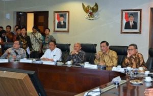 Menkominfo Rudiantara dalam Press Briefing Dua Tahun Kerja Nyata Pemerintahan Jokowi-JK/Foto: DOk. Kominfo