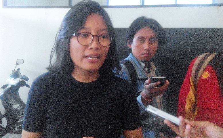 Wakil Koordianator Kontras Puri Kencana Putri/Foto Fadilah / Nusantaranews
