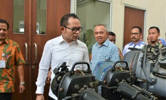 Menaker M. Hanif Dakhiri saat mengunjungi Balai Latihan Kerja (BLK) Pekanbaru, Kamis (6/10/2016)/Foto: Dok. Kemnaker