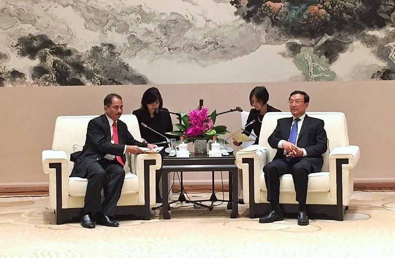 Menpar RI dijamu oleh Walikota Hangzhou yg sekaligus menjabat Deputy Party Secretary, di Hotel Intercontinental Hangzhou, RRT (12/10)/Foto: dok. Kemenpar