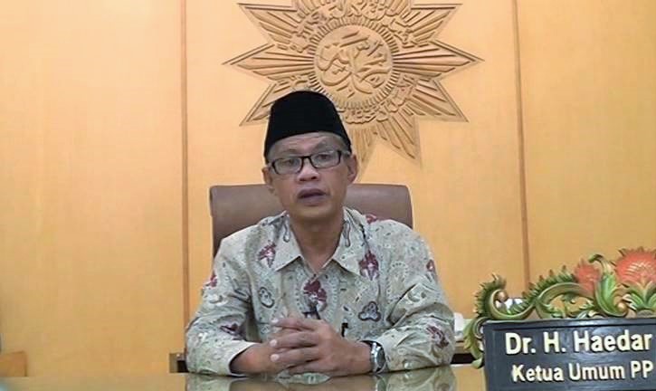 Ketua Umum PP Muhammadiyah Haedar Nashir/Foto: via YouTube