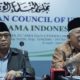 Ketua Komisi Fatwa MUI Hasanuddin (kiri) dan Ketua MUI Ma'ruf Amin/Foto: Dok. AntaraFoto (Hafidz)