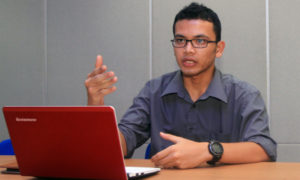 Ketua Pusat Studi Hukum dan Kebijakan Indonesia (PSHK) Miko Ginting. Foto via gatra