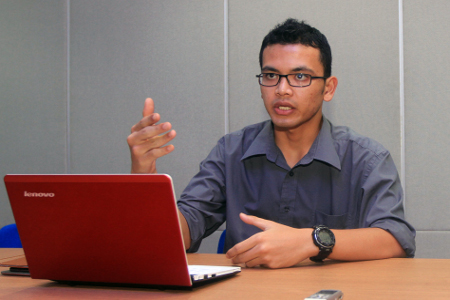 Ketua Pusat Studi Hukum dan Kebijakan Indonesia (PSHK) Miko Ginting. Foto via gatra