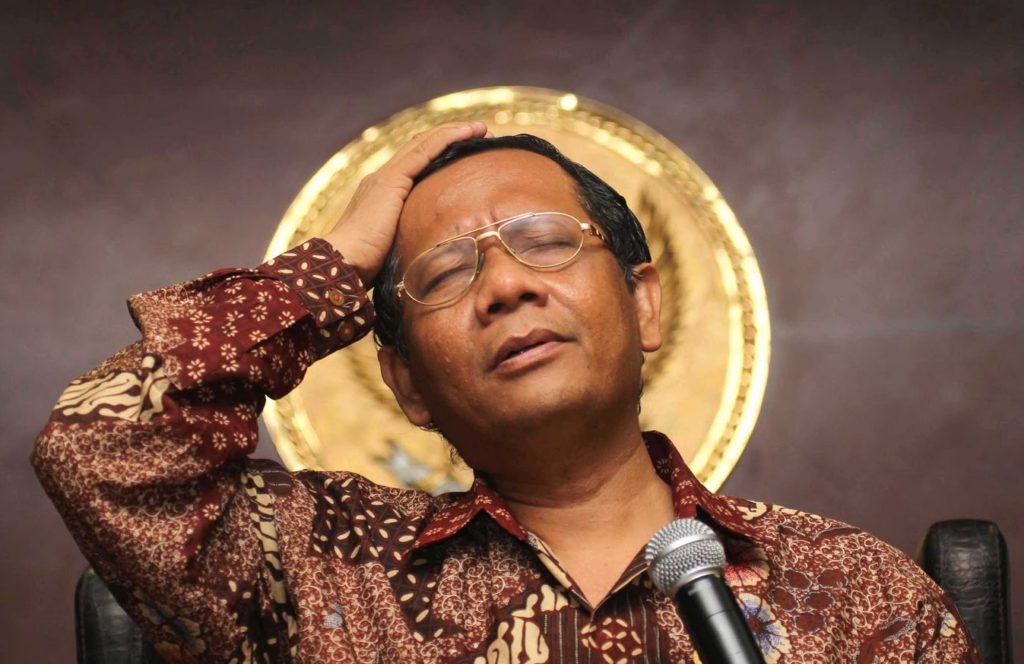 Mantan Ketua Mahkamah Konstitusi Mahfud MD. Foto Nusantaranews via beritasatu