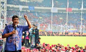 Presiden Konfederasi Serikat Pekerja Indonesia (KSPI) Said Iqbal/Foto: dok. Wartabuana