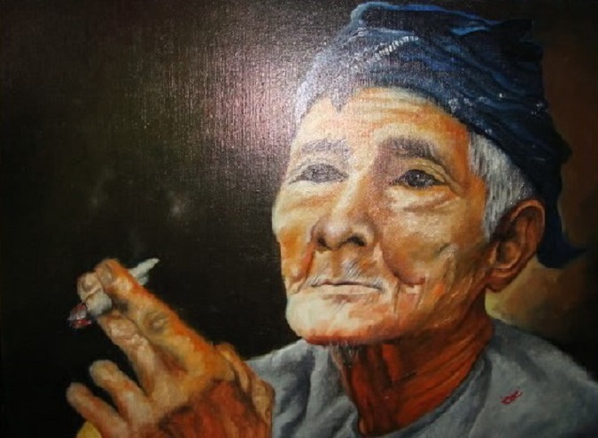 Lukisan "Lelaki Tua Teladan"/Foto via wafimuhaimin.wordpress.com