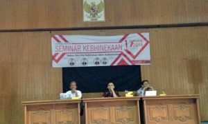 BEM UPN Veteran Yogyakarta gelar semimar terbuka bertajuk Refleksi Nilai-nilai Kebhinnekaan dalam Multikulturalisme, Sabtu (17/12)/Foto Solihin
