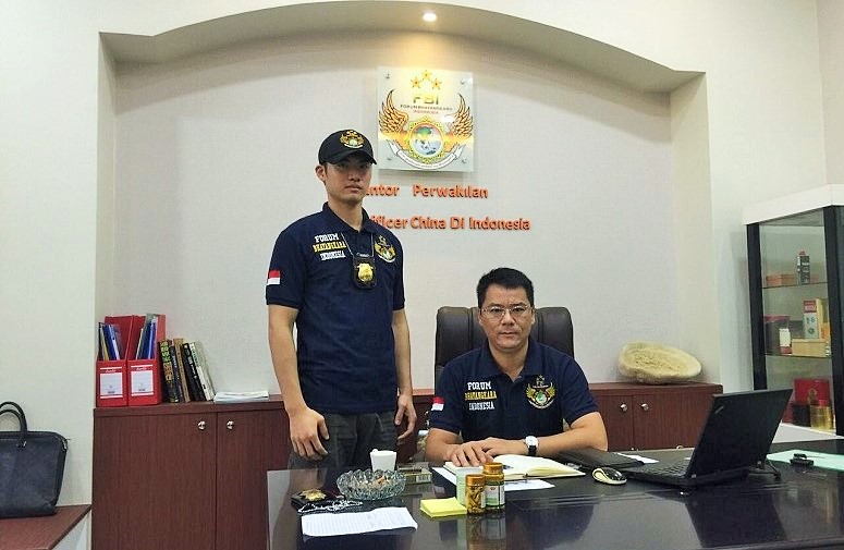 Liason Officer China, Chen Shu di Kantornya/Foto Istimewa