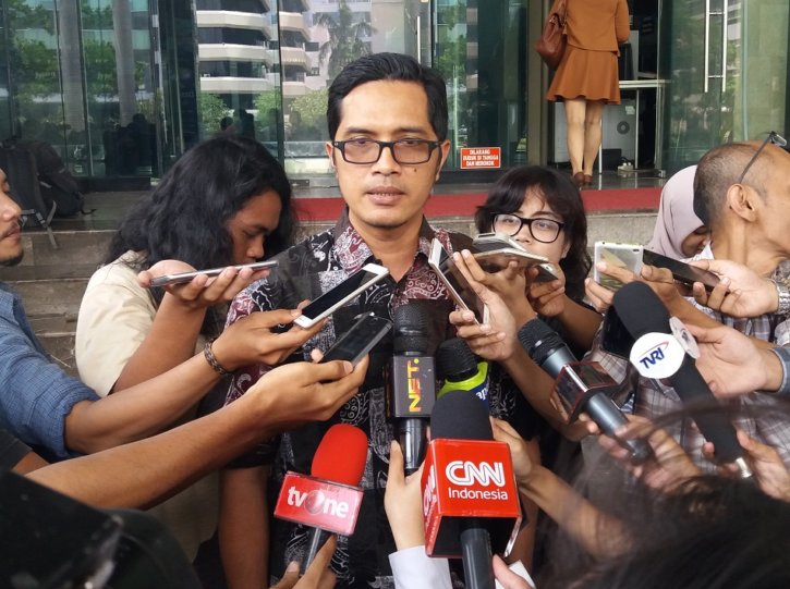 Jubir KPK, Febri Diansyah, di Gedung KPK, Jakarta, Jumat, (16/12/2016). Foto Fadilah/Nusantaranews
