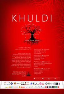 Poster Khuldi, Pentas Produksi XXXIII Teater ESKA/Foto: Dok. Teater Eska