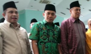 Sekjend DPP PKB Abdul Kadir Karding (Tengah) bersama Mantan Meneteri Desa Marwan Jakfar. Foto HatimNusantaranews