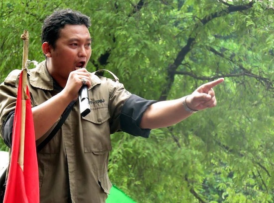 Sekretaris Jenderal KPBI Damar Panca Mulya. Foto via indoprgress