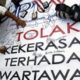 Stop Kekerasan Terhadap Jurnalis. Foto via indonesiatimes
