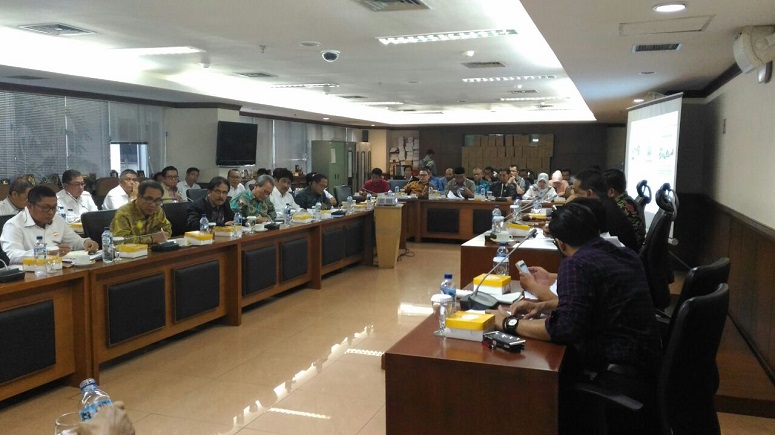 Rapat Kerja Komite I DPD RI bersama Kementerian ATR/BPN/Foto: Dokumentasi Humas DPD