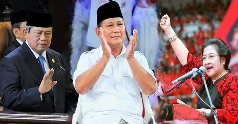 SBY - Prabowo - Megawati/ILustrasi Foto: NUSANTARAnews