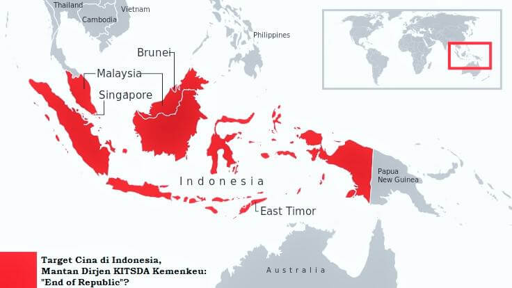 Target Cina di Indonesia, Mantan Dirjen KITSDA Kemenkeu: "End of Republic"?/Ilustrasi: NUSANTARAnews