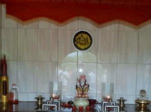 Lafaz Allah dan Tasbih Jadi Hiasan di Kelenteng Bengkalis Riau/Foto: GoRiau