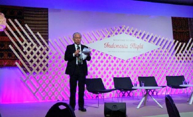 Menteri Perdagangan Enggartiasto Lukita saat acara Indonesia Night di Forum Ekonomi Dunia (WEF 2017), Davos, Swiss/Foto: Dok. Humas Kemendag