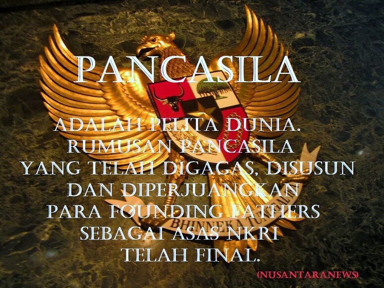 Ilustrasi: Pancasila Pelita Dunia/Foto Ilustrasi: NUSANTARAnews