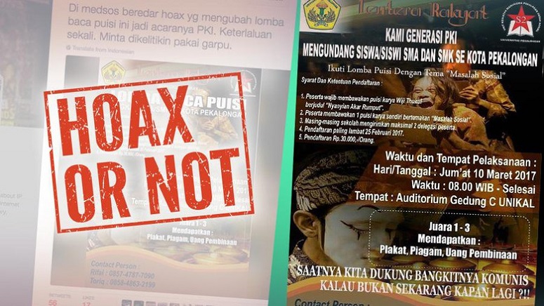 Gambar Poster Undangan Generasi PKI/Foto Istimewa