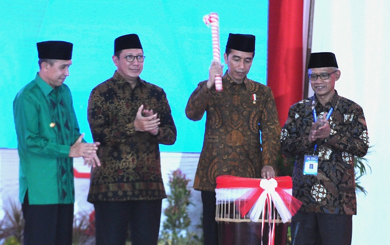 Jokowi Saat Membuka Tanwir/Foto Dok. Setkab