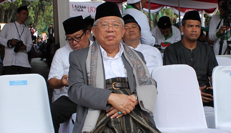 Rais 'Aam PBNU, KH. Ma'ruf Amin/Foto Ahmad Hatim/Nusantaranews