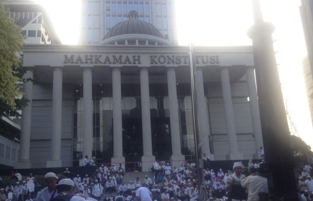Gedung Mahkamah Konstitusi/Foto Deni Muhtarudin/Nusantaranews