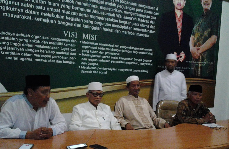 Para Pengurus Wilayah Nahdlatul Ulama Jawa Timur/Foto Tri Wahyudi/Nusantaranews